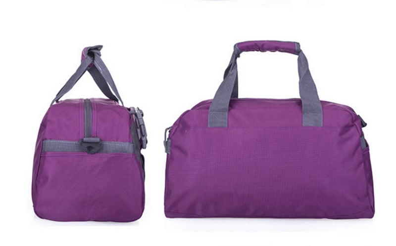 WVMKOR Small/Large Dance Duffle Bag For Girls Sport Gym Bags For Women Yoga Bag (Purple, Small) - Image 4